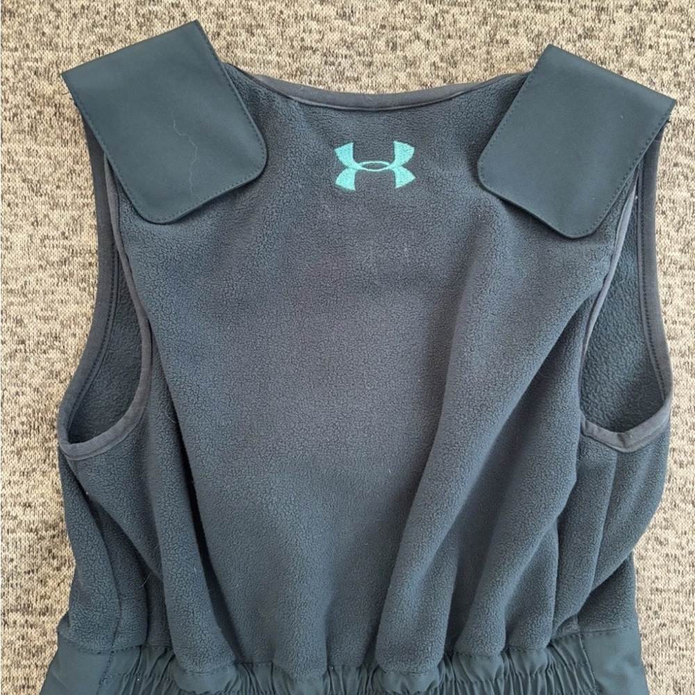 Under Armour Kids Alderhorn Winter Teal Snow Bibs - Picture 6 of 10